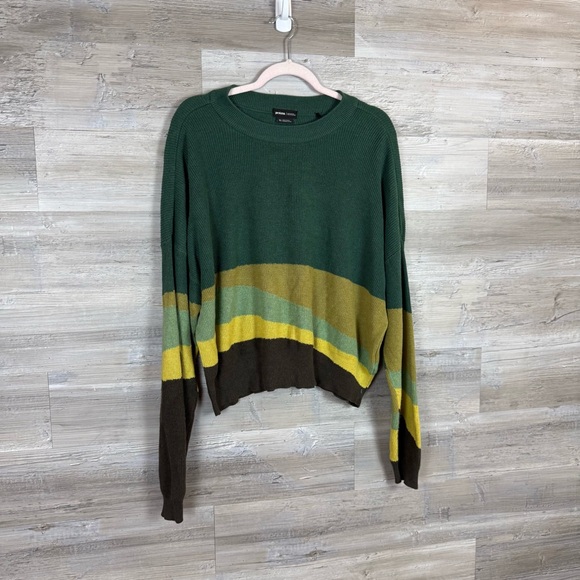 prAna Striped Organic Cotton & Tencel Sweater - Earth Tones - Size XL - Picture 8 of 8